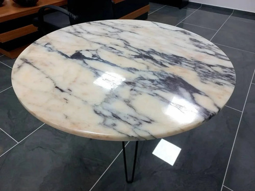 Calacatta viola marble table - viola,