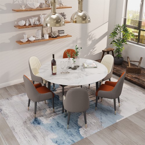 Xxl round marble dining table - xxl,