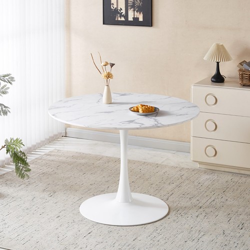 White marble color top - white,