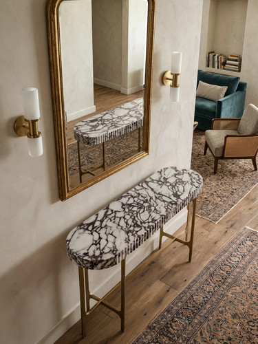 Calacatta viola marble - viola, console